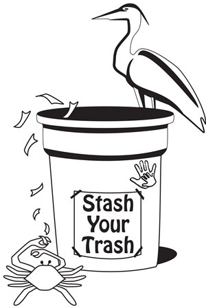 Stash Your Trash graphic
